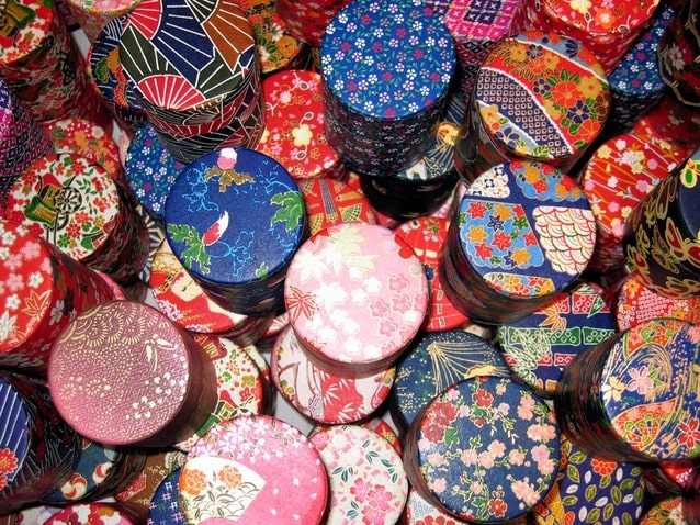 Barevné japonské dárečky