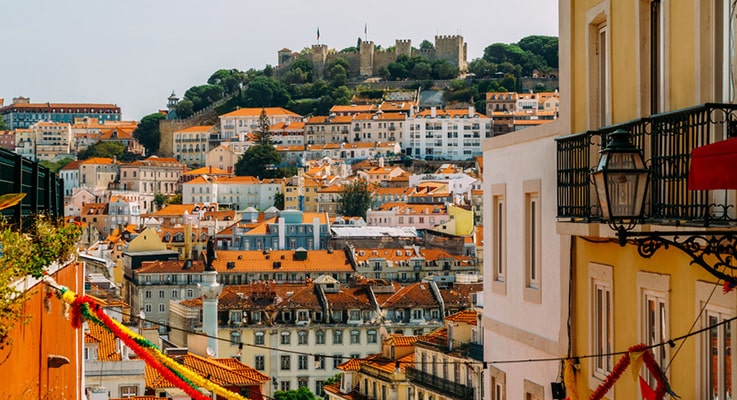 Lisabon, Alfama, Sao Jorge