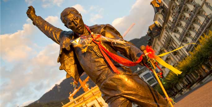 Queen nahrávali album ve Švýcarském Montreux