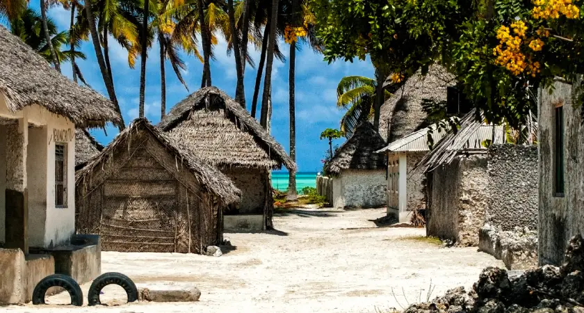 Small village na Zanzibaru